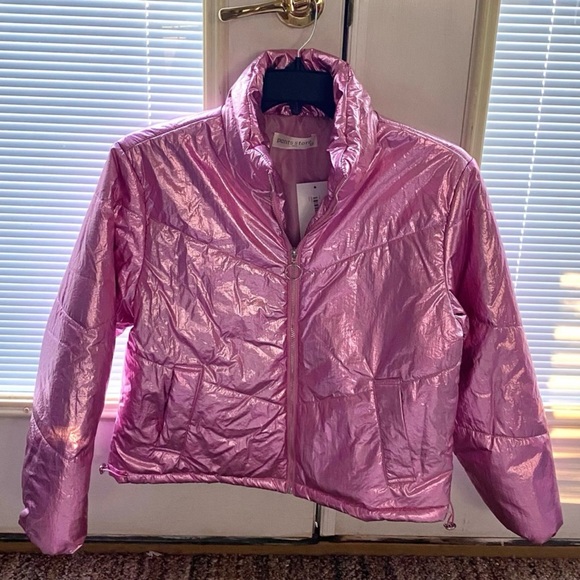 ✨Metallic Puffer Jacket✨ - Picture 1 of 4